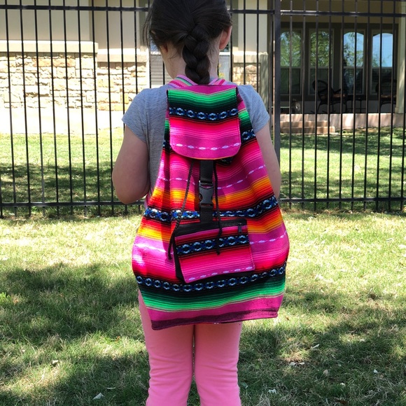 Colorful Serape backpack - Picture 3 of 5